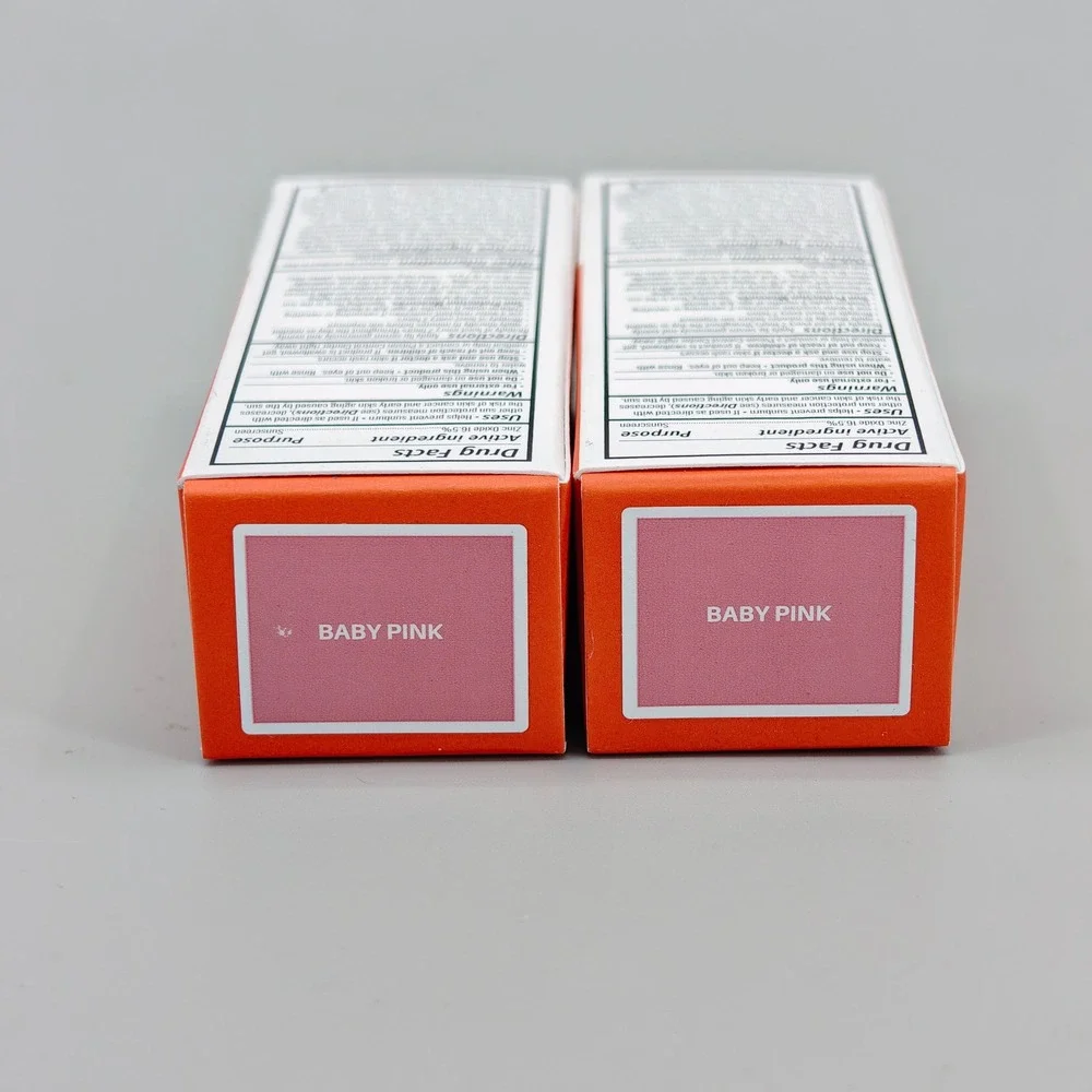 BeautyStat C Lip Serum SPF 30 Baby Pink Vitamin C Peptides 2-Pack 0.35oz Each